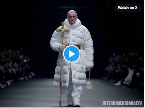 Papa Francisco en Desfile De Moda