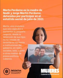 Marta Perdomo La Valiente Madre De Jorge y Nadir , Presos Politicos En Cuba