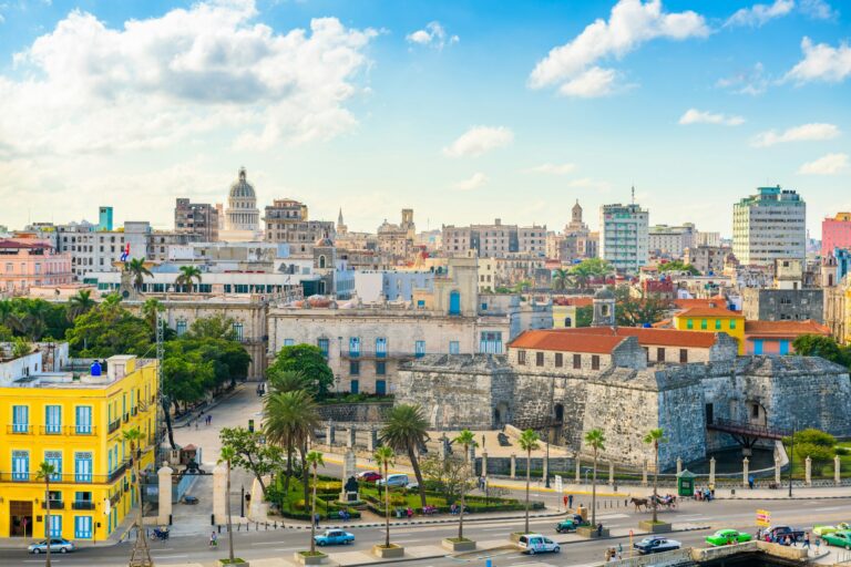 Havana, Cuba downtown skyline