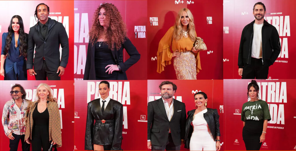 Beatriz Luengo y Yotuel Romero, Sofía Cristo, Marta Sánchez, Antonio Carmona y Mariola Orellana, Chanel (Cantante), Manuel Martos, Rocío Monasterio y Espinosa de los Monteros, Lucía Carmona, Amor Romeira, Lara Álvarez, Flora González, Yolanda Ramos,Elena Tablada, Ruth Lorenzo, Paco León