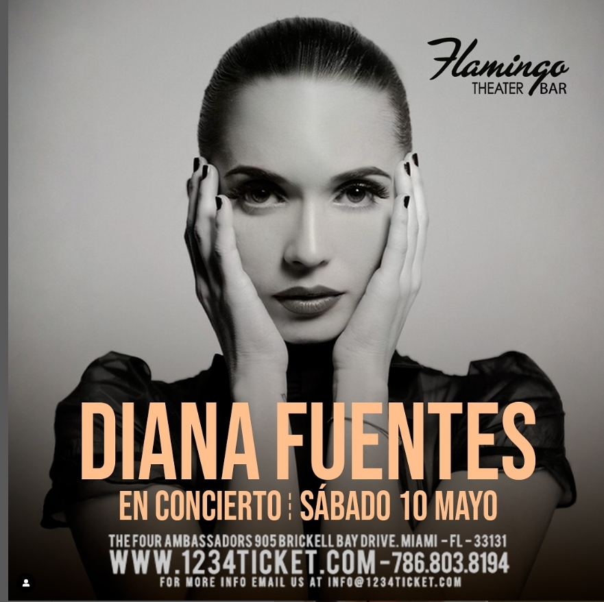 Diana Fuentes En Concierto Flamingo Theater and Bar Mayo 10 del 2025